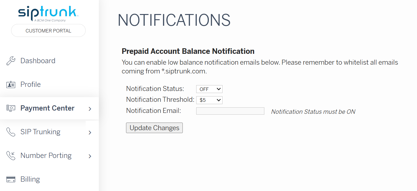 siptrunk-low-balance-prepaid-notification-email-threshold-set-update